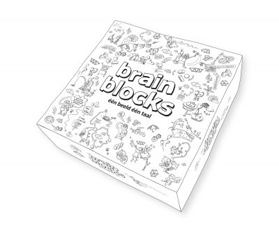 Brain Blocks psycho educatie doos met filter magneten, bollen en gekleurde blokken Met sheets